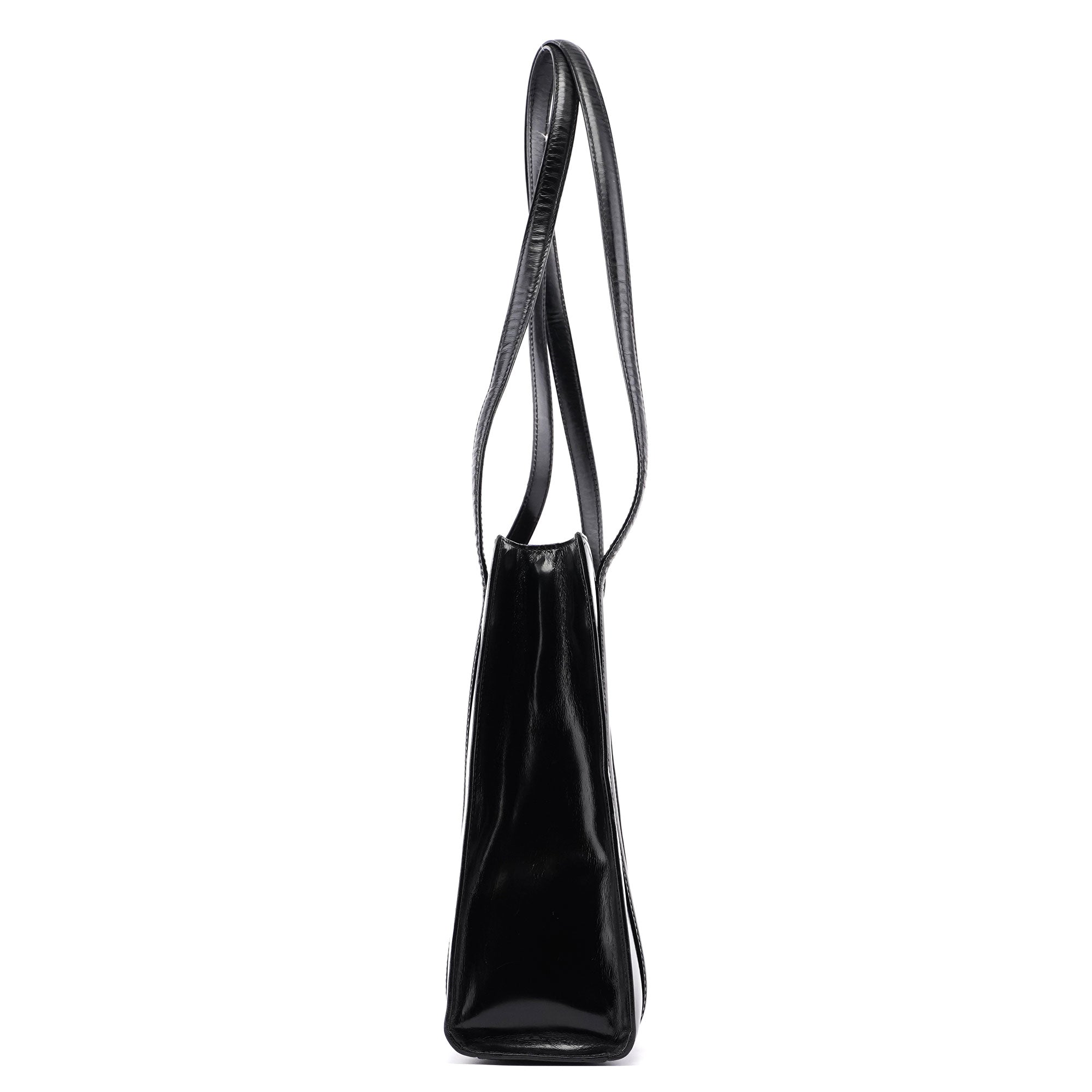 1995 Black Spazzolato Tote Bag