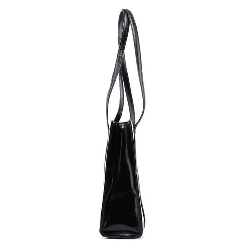 1995 Black Spazzolato Tote Bag