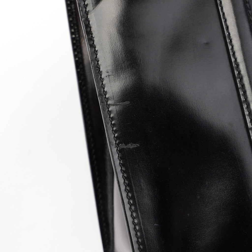 1995 Black Spazzolato Tote Bag