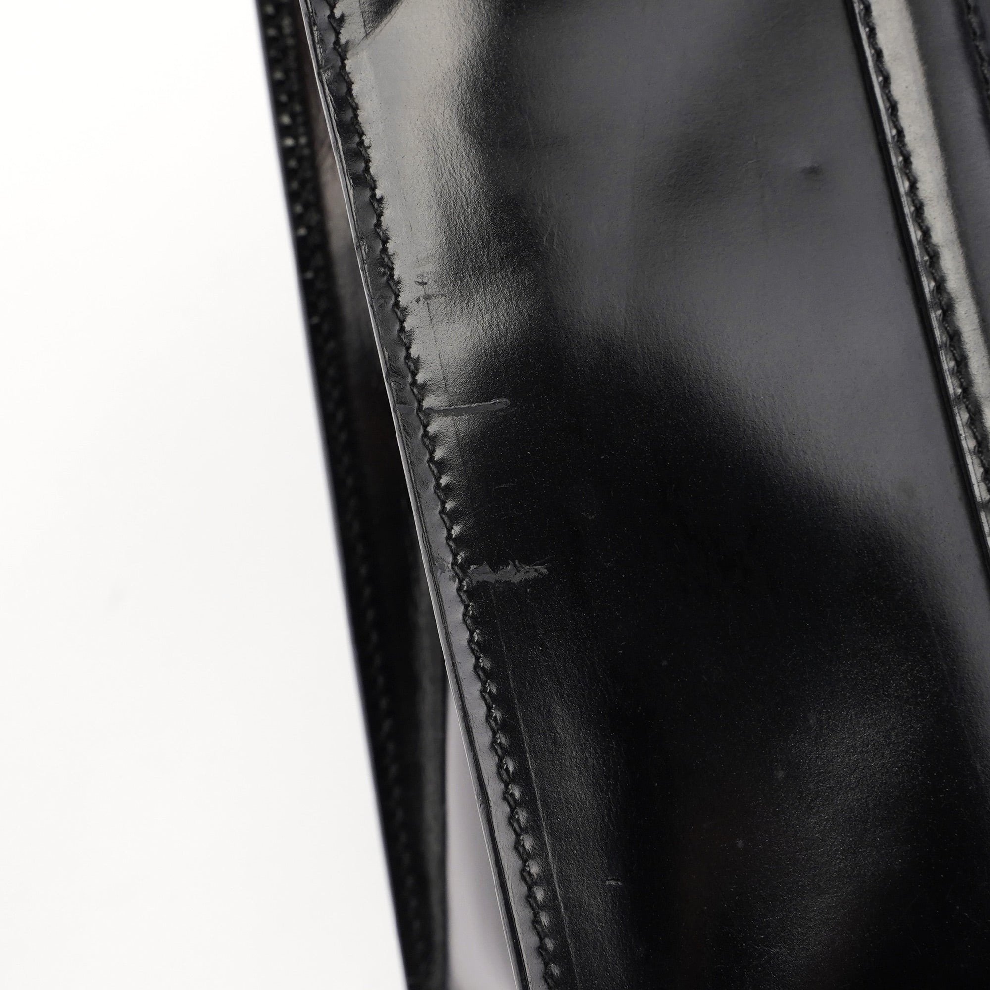 1995 Black Spazzolato Tote Bag