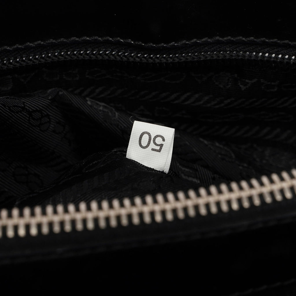 1995 Black Spazzolato Tote Bag
