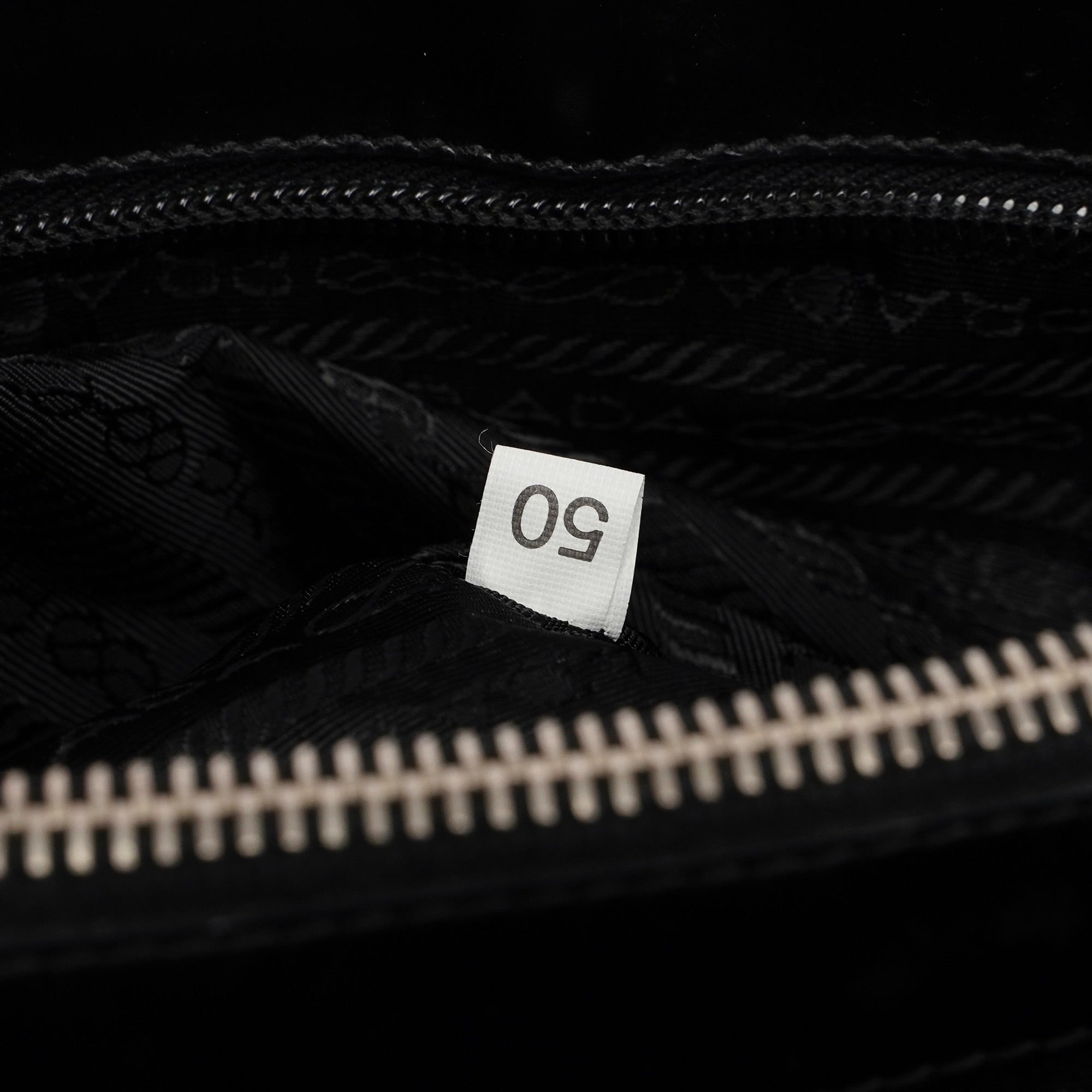 1995 Black Spazzolato Tote Bag