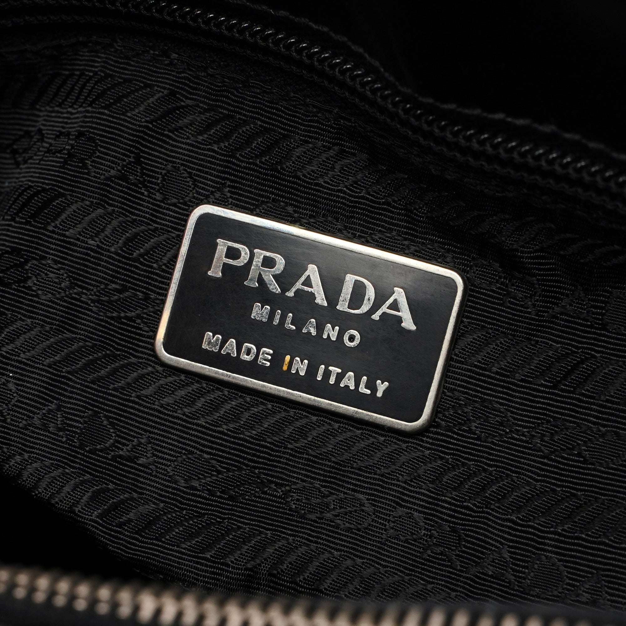 1995 Black Spazzolato Tote Bag
