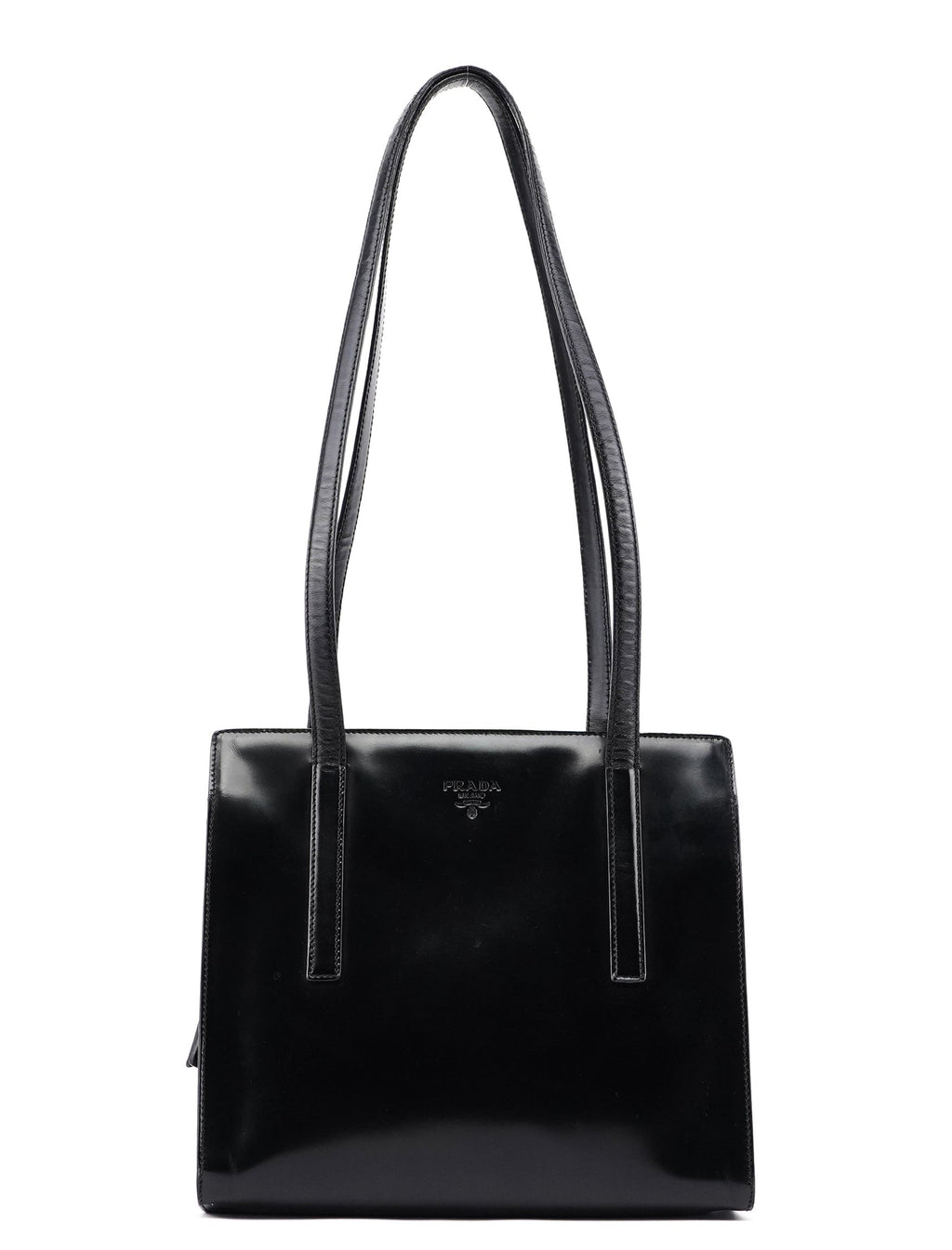 1995 Black Spazzolato Tote Bag