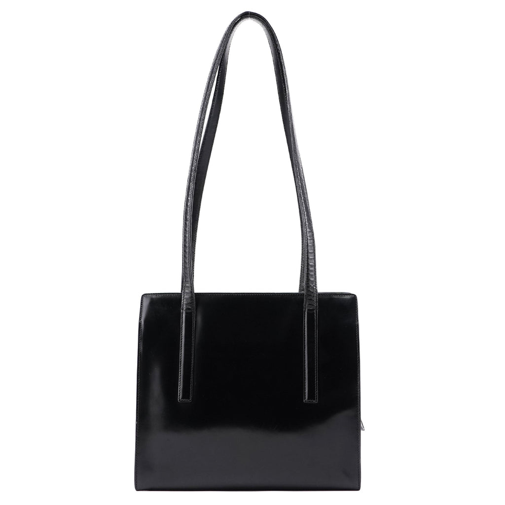 1995 Black Spazzolato Tote Bag