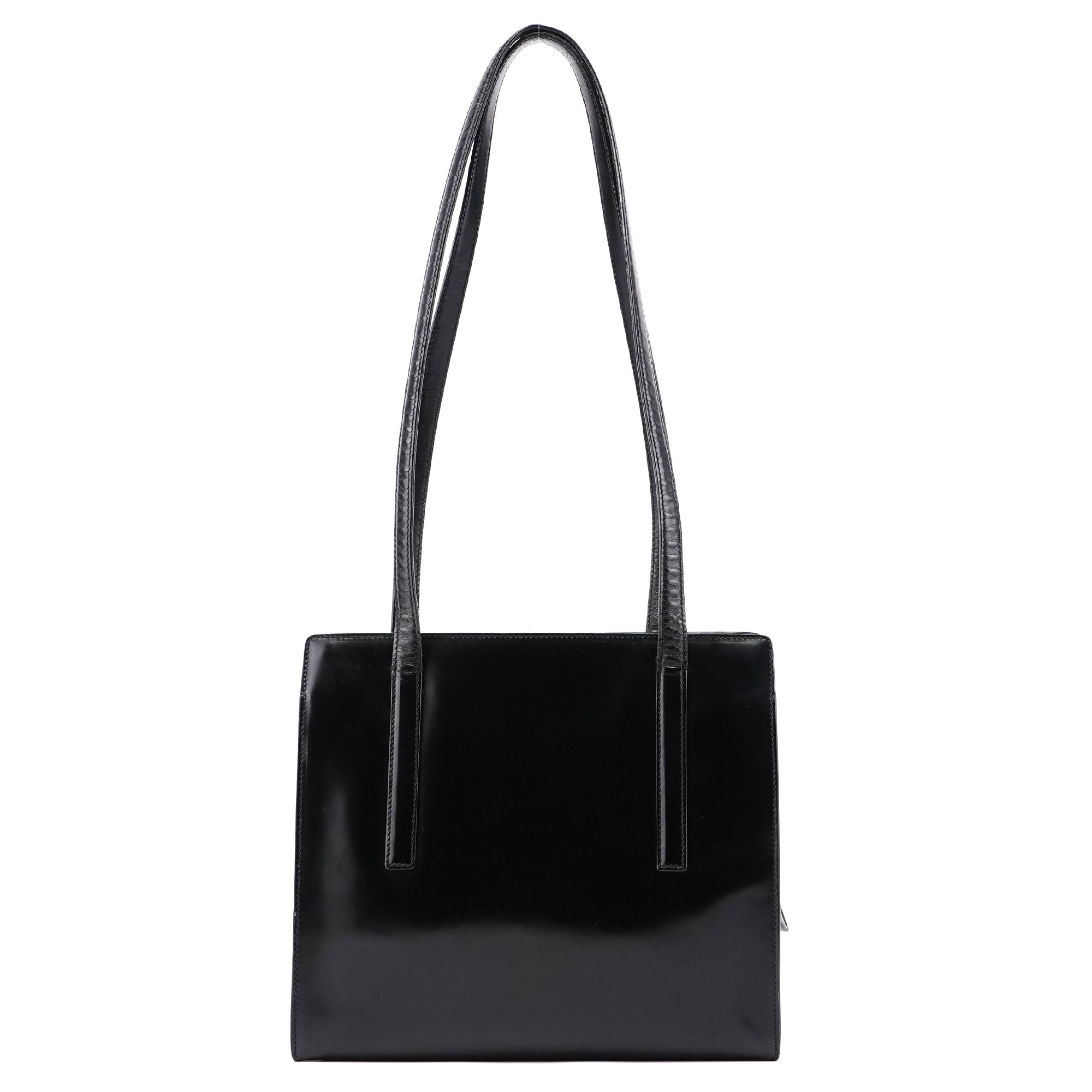1995 Black Spazzolato Tote Bag