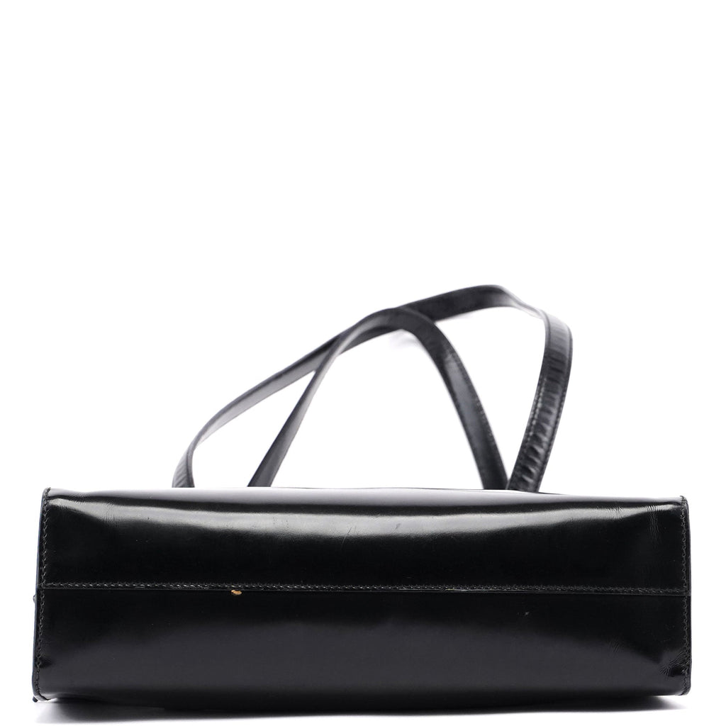 1995 Black Spazzolato Tote Bag