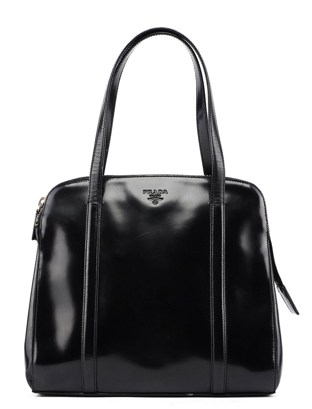 1995 Black Spazzolato Tote Bag