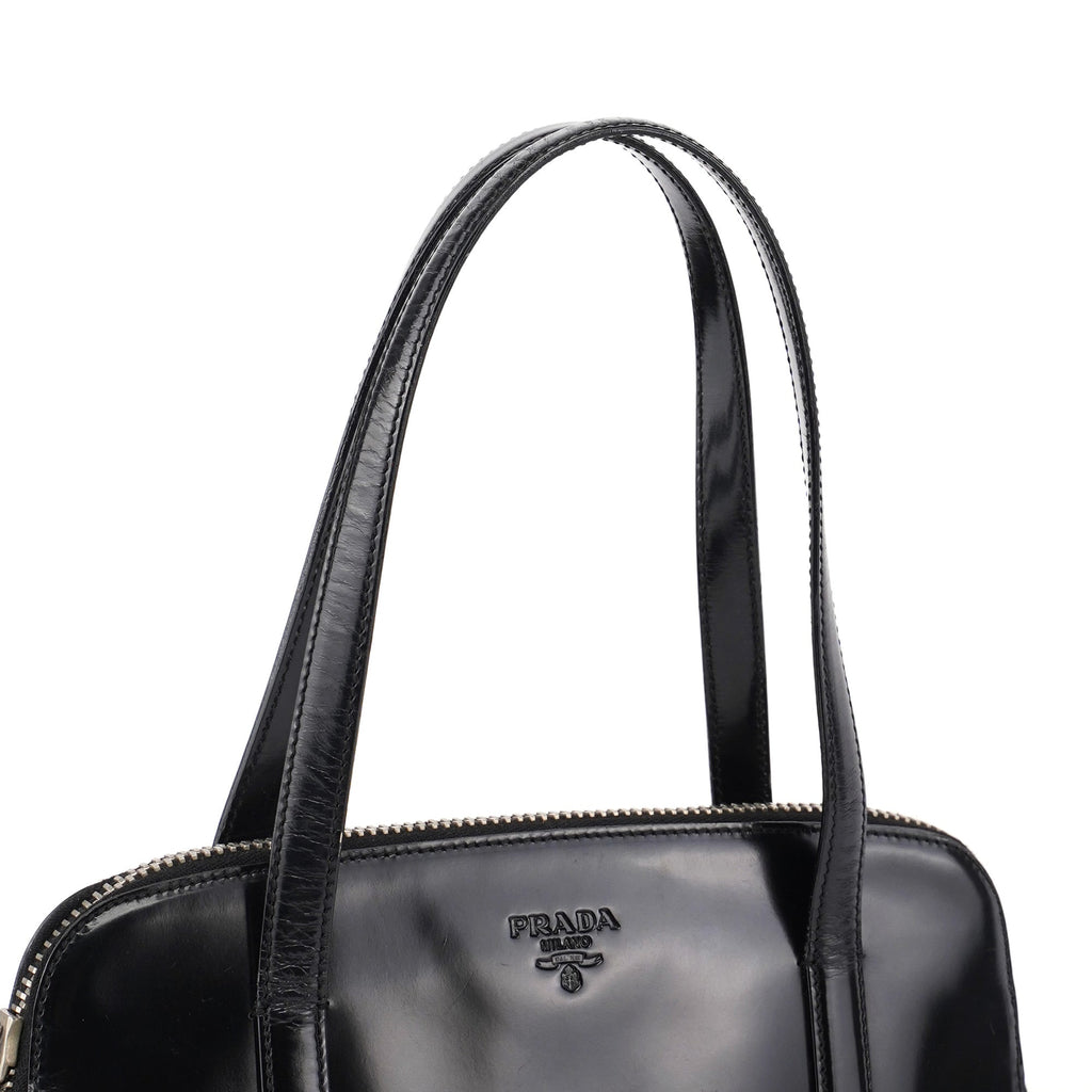 1995 Black Spazzolato Tote Bag