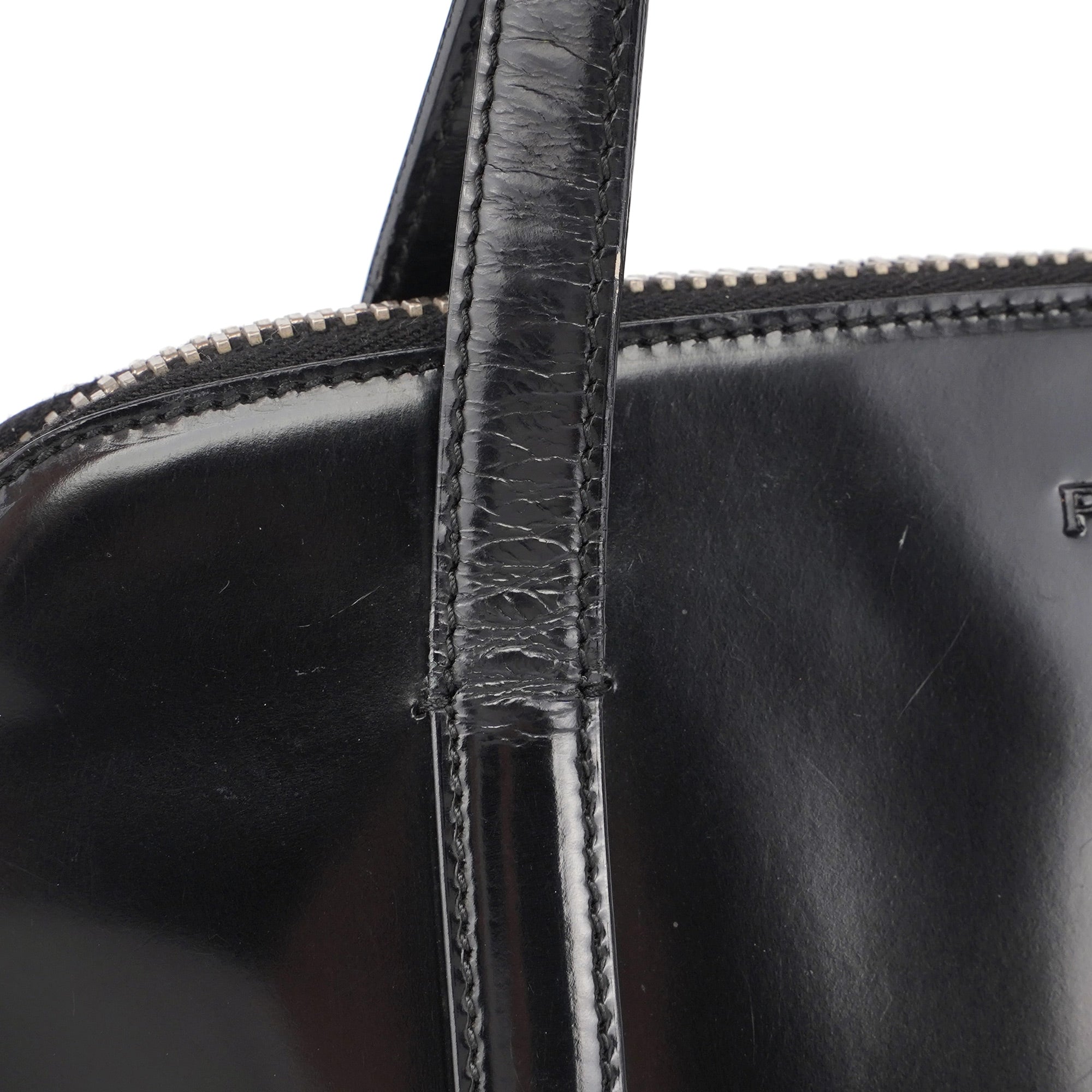 1995 Black Spazzolato Tote Bag