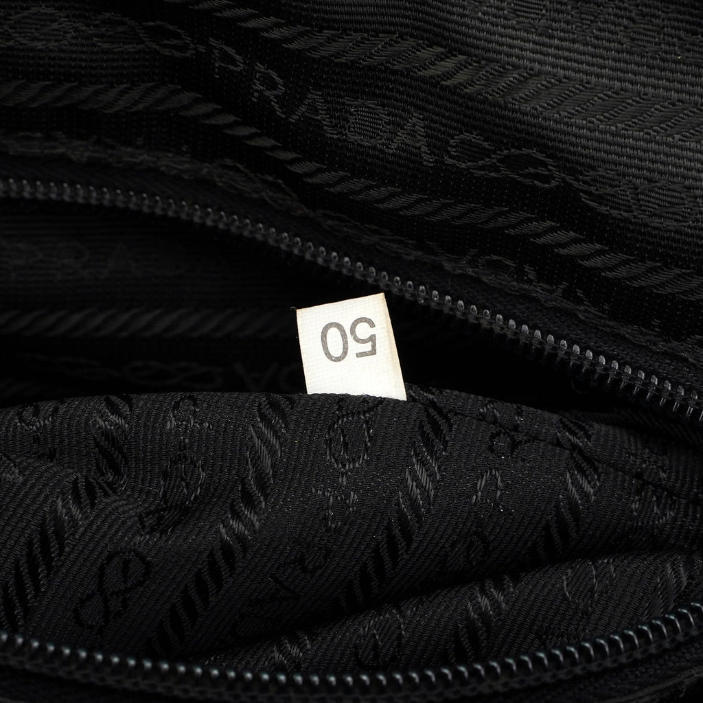 1995 Black Spazzolato Tote Bag