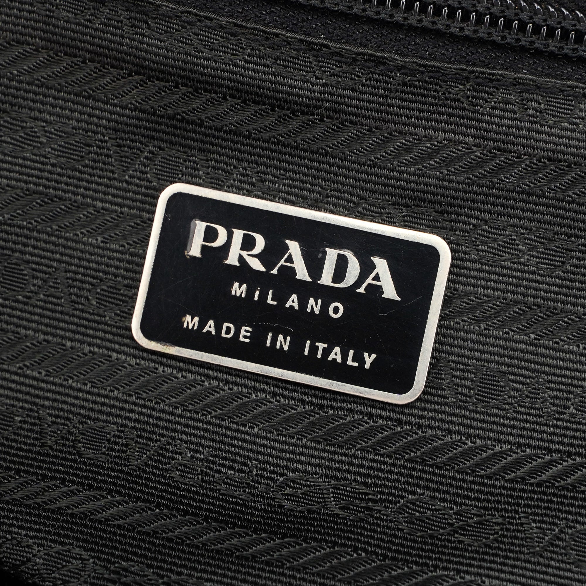 1995 Black Spazzolato Tote Bag