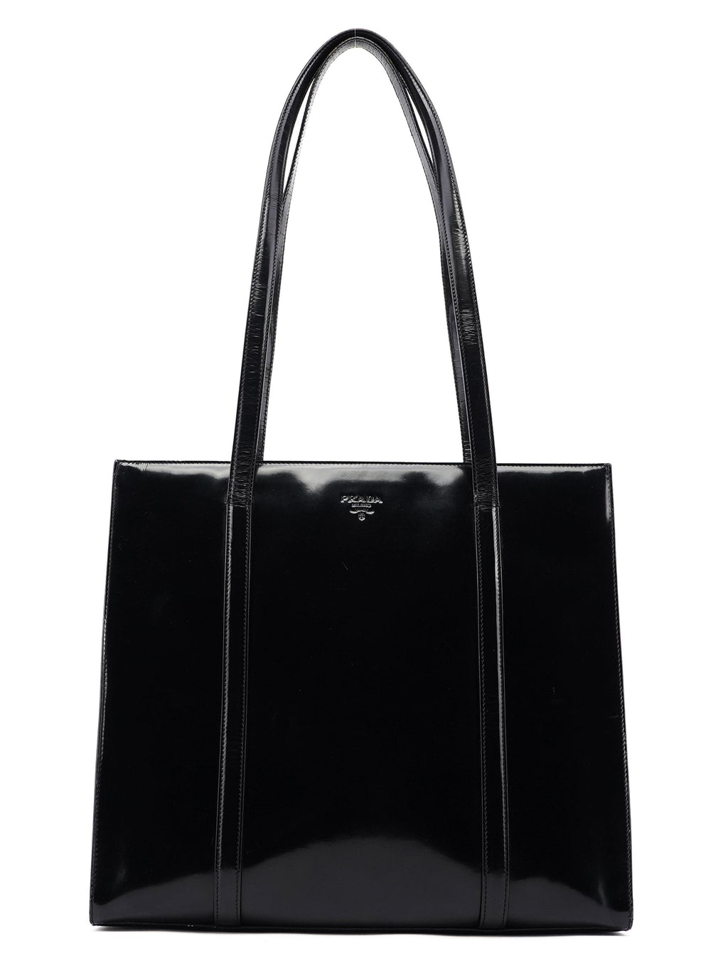 1995 Black Spazzolato Tote Bag
