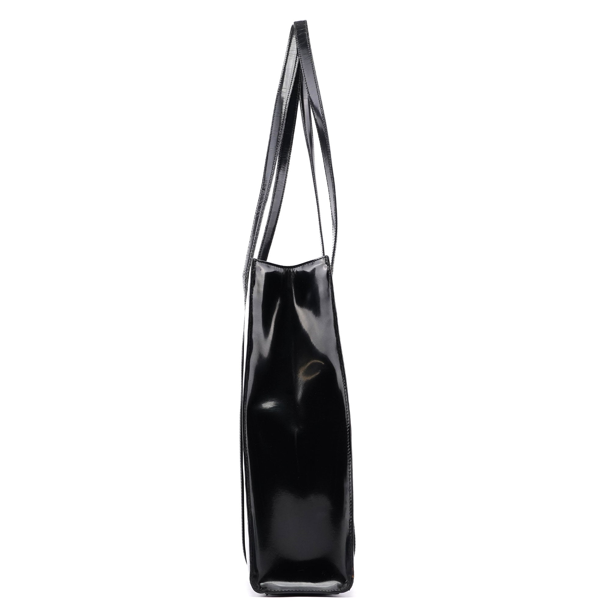 1995 Black Spazzolato Tote Bag
