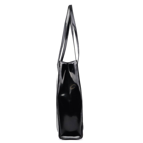 1995 Black Spazzolato Tote Bag