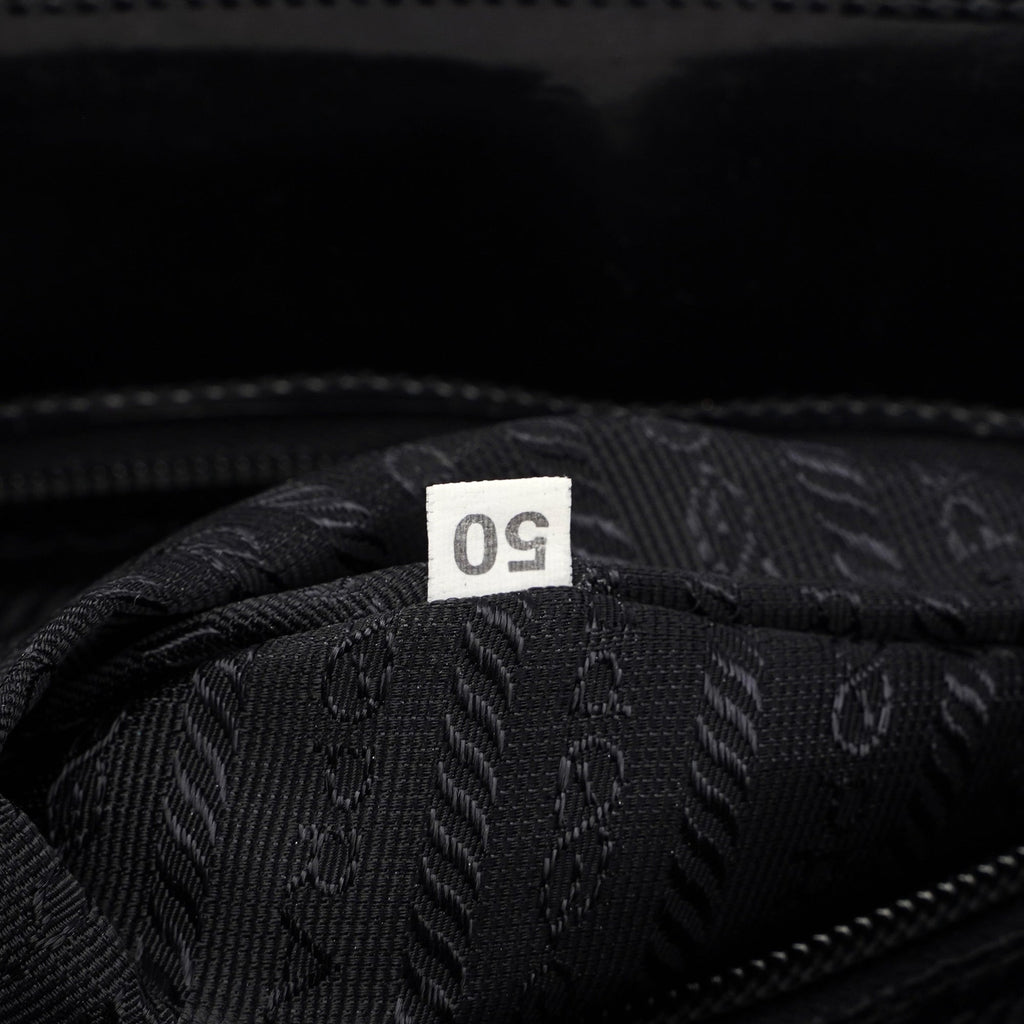 1995 Black Spazzolato Tote Bag