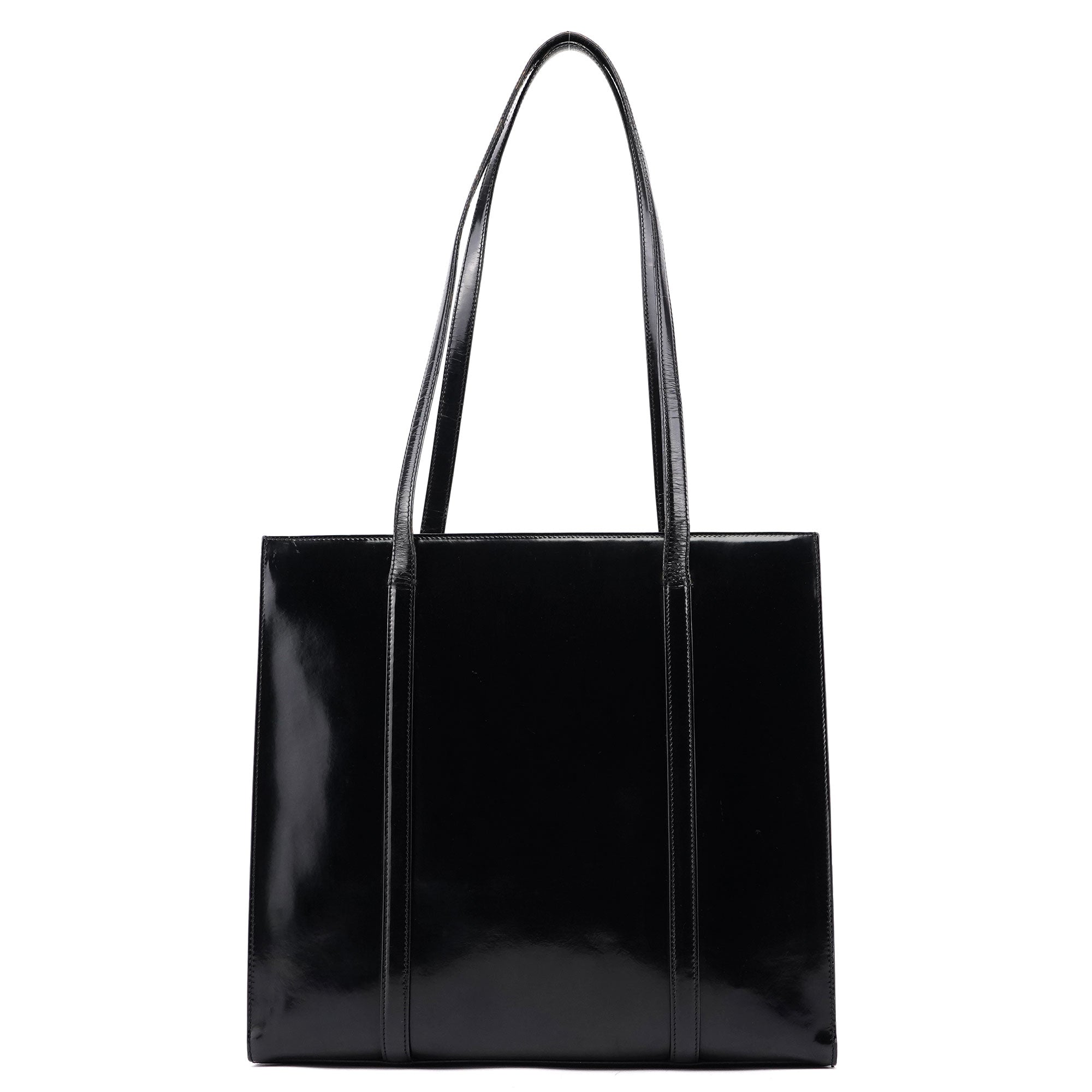 1995 Black Spazzolato Tote Bag