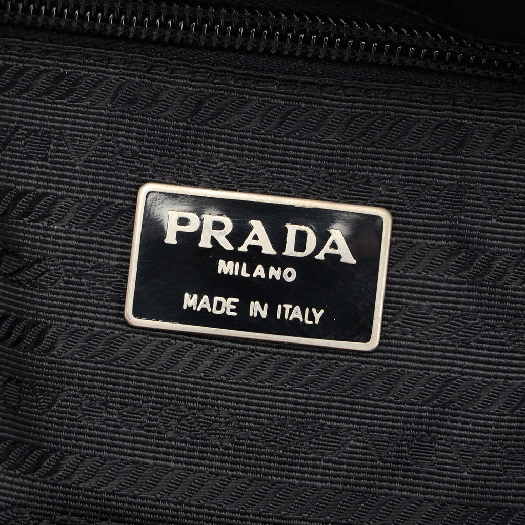 1995 Black Spazzolato Tote Bag