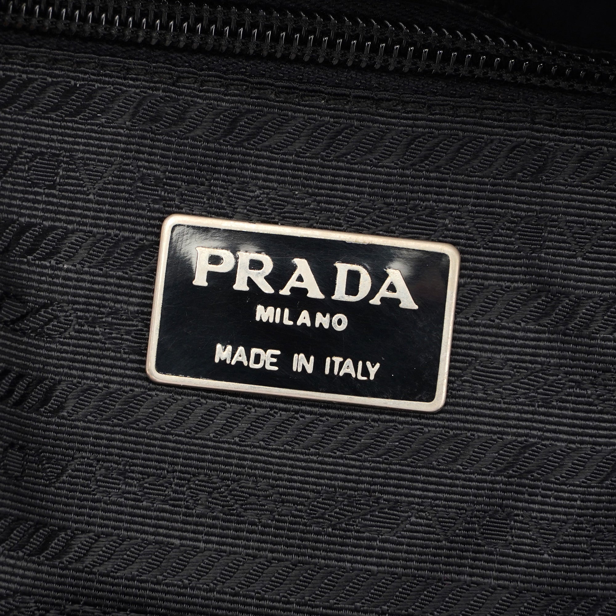 1995 Black Spazzolato Tote Bag
