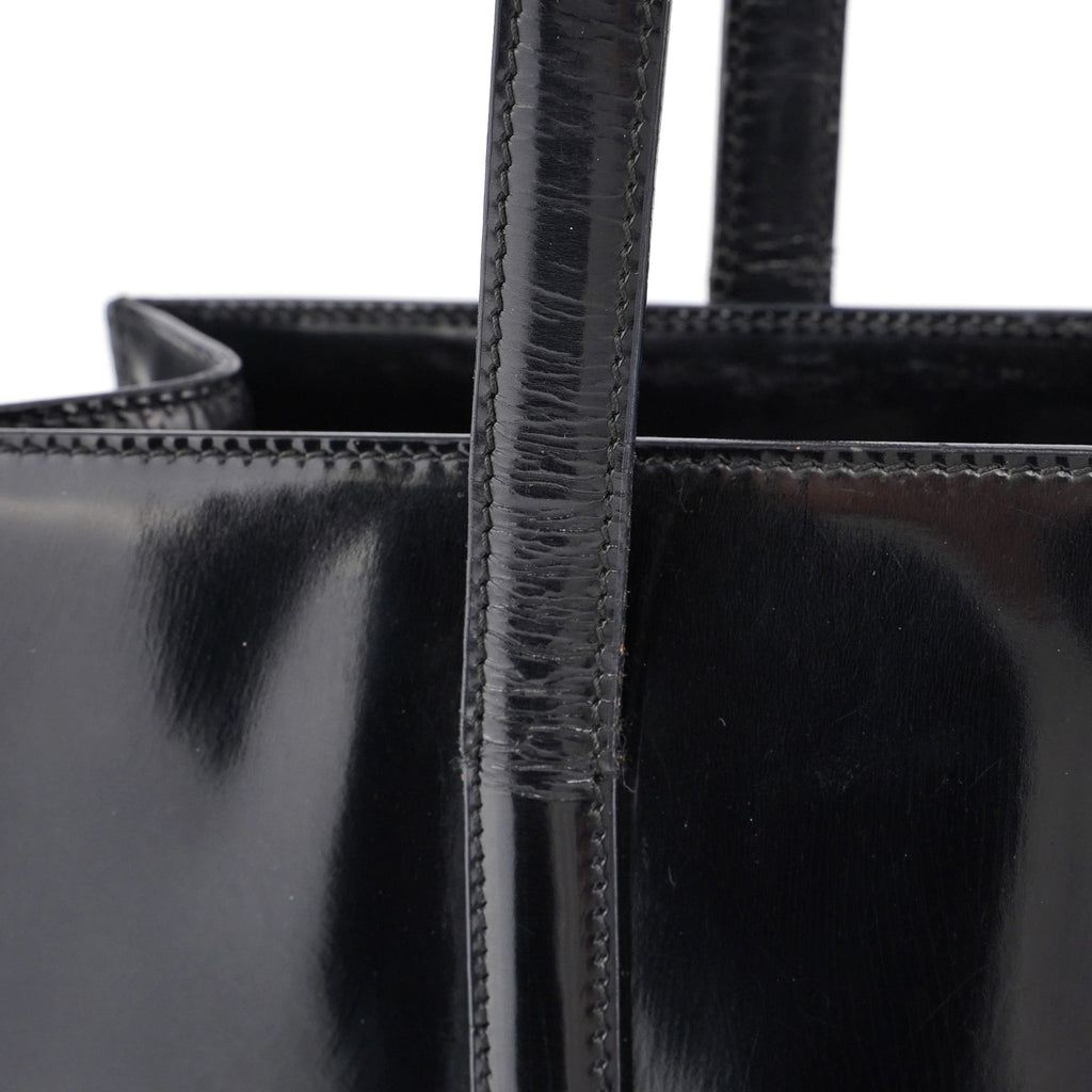 1995 Black Spazzolato Tote Bag