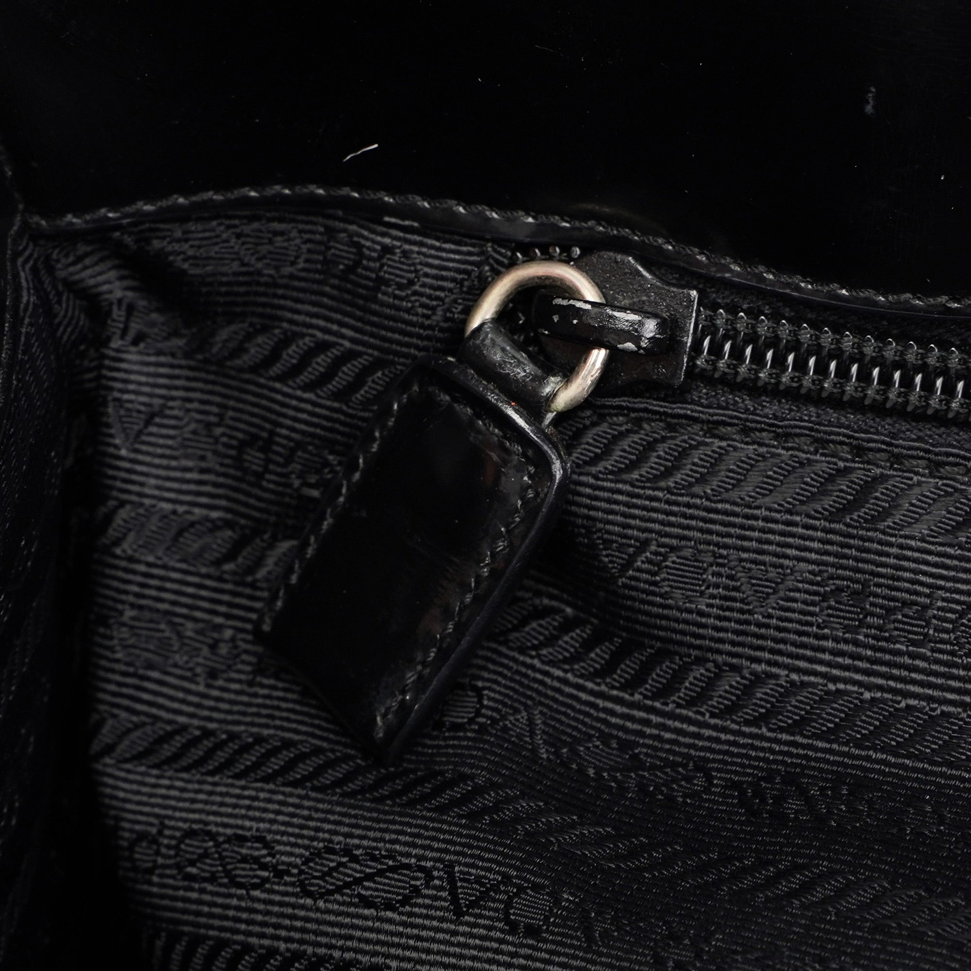 1995 Black Spazzolato Tote Bag