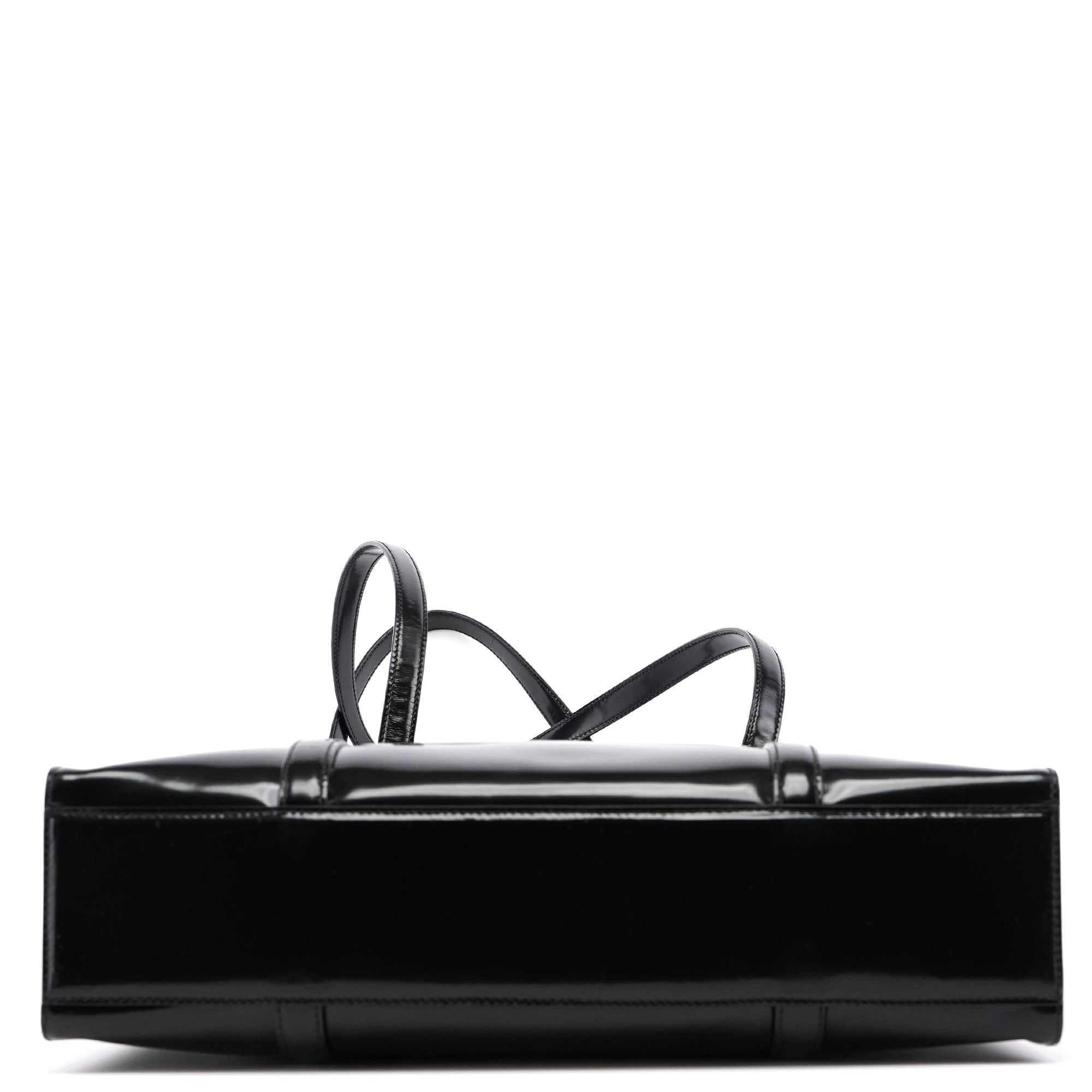 1995 Black Spazzolato Tote Bag