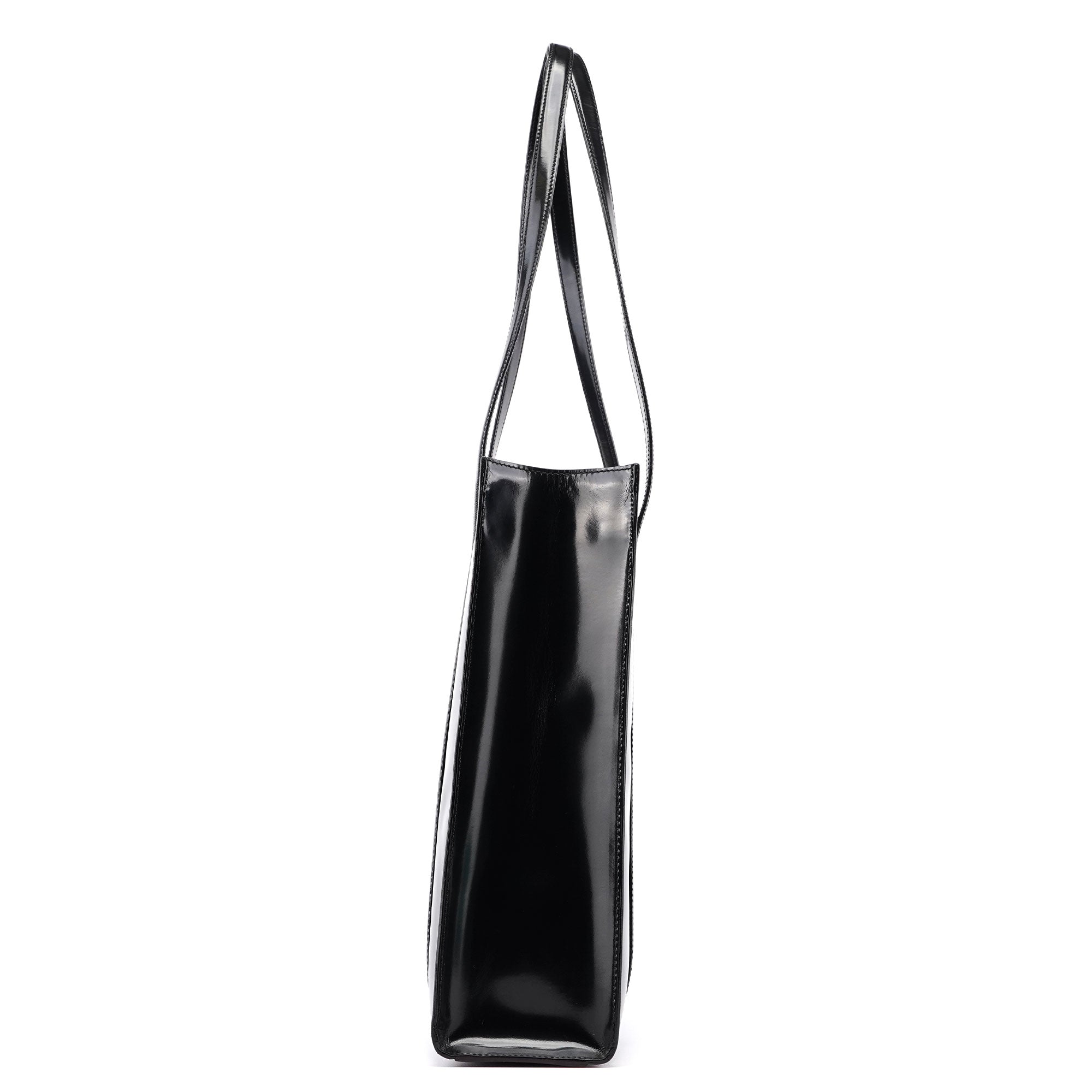 1995 Black Spazzolato Tote Bag
