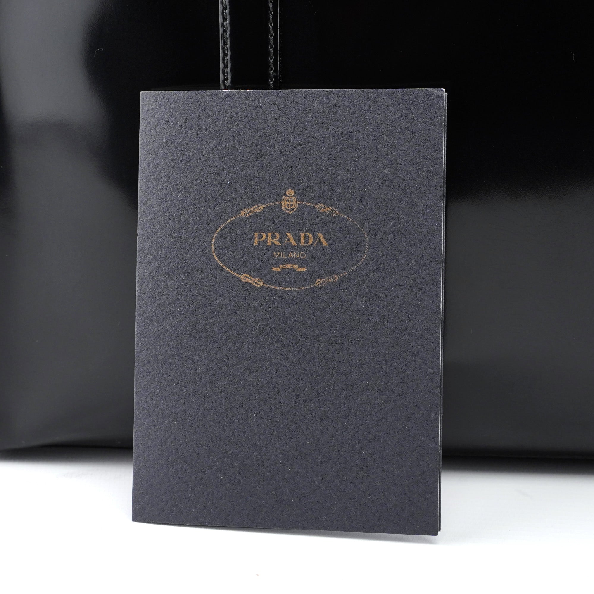 1995 Black Spazzolato Tote Bag