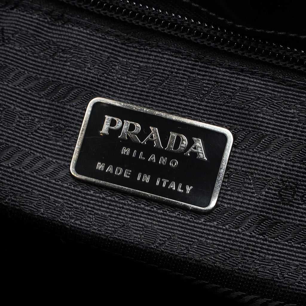 1995 Black Spazzolato Tote Bag
