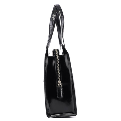 1995 Black Spazzolato Tote Bag