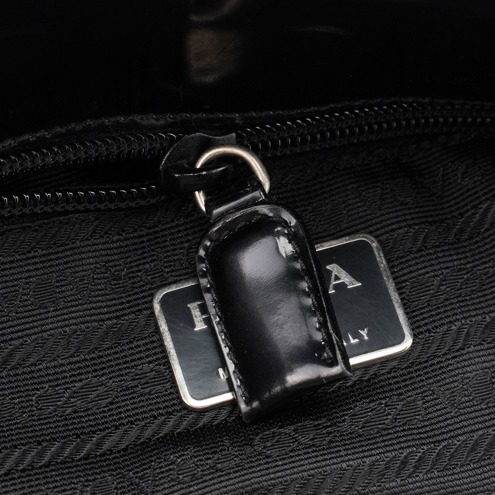 1995 Black Spazzolato Tote Bag