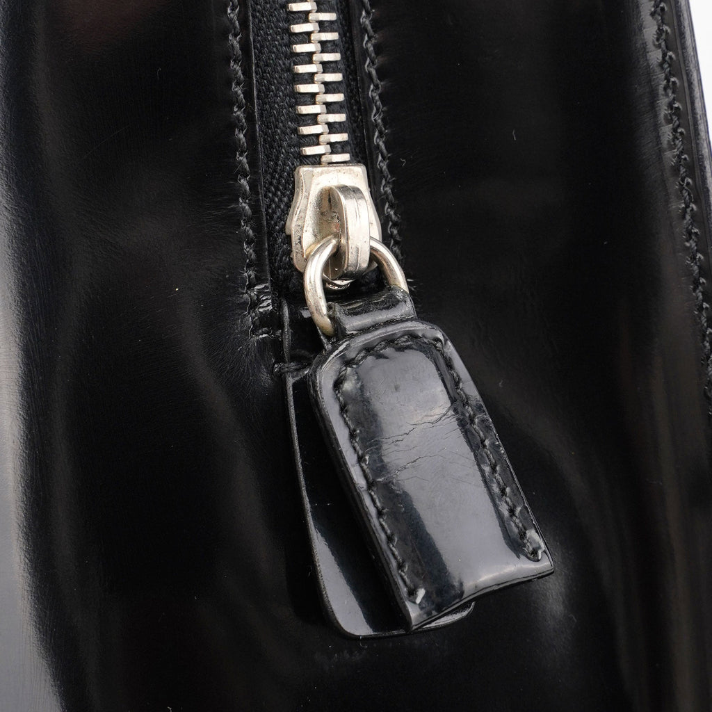 1995 Black Spazzolato Tote Bag