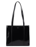 1995 Black Spazzolato Tote Bag