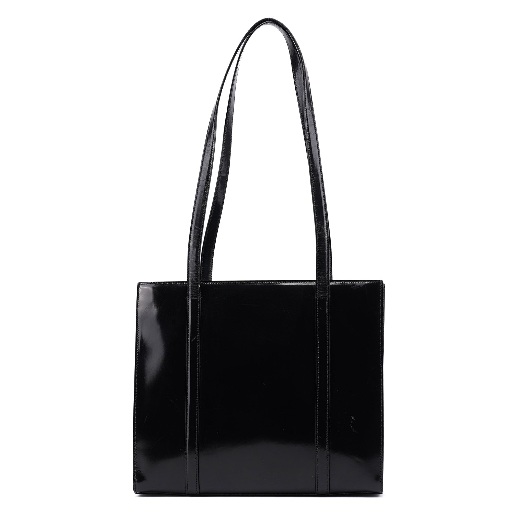 1995 Black Spazzolato Tote Bag