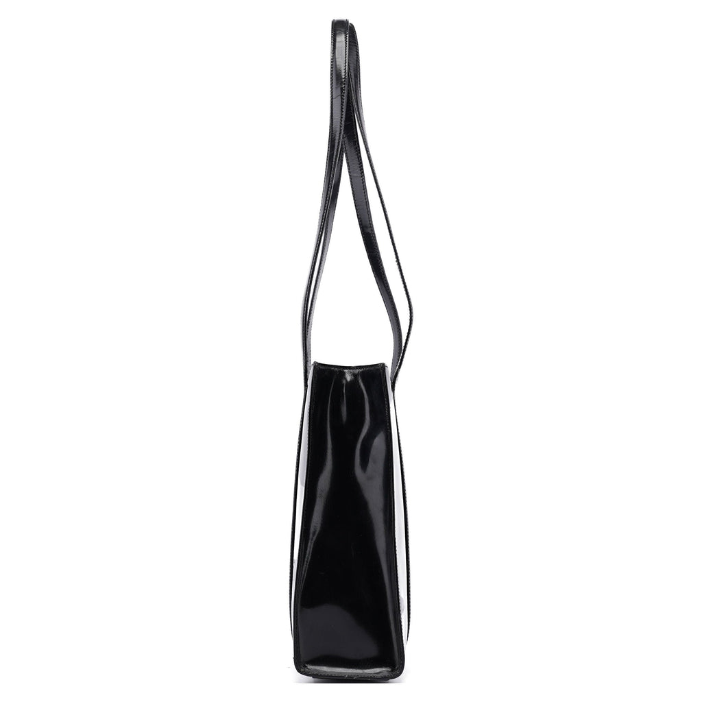 1995 Black Spazzolato Tote Bag
