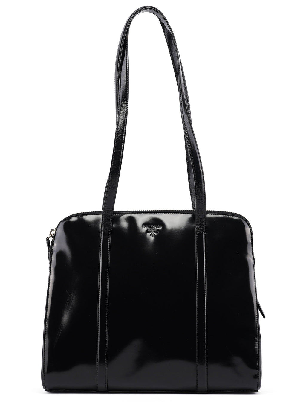 1995 Black Spazzolato Tote Bag
