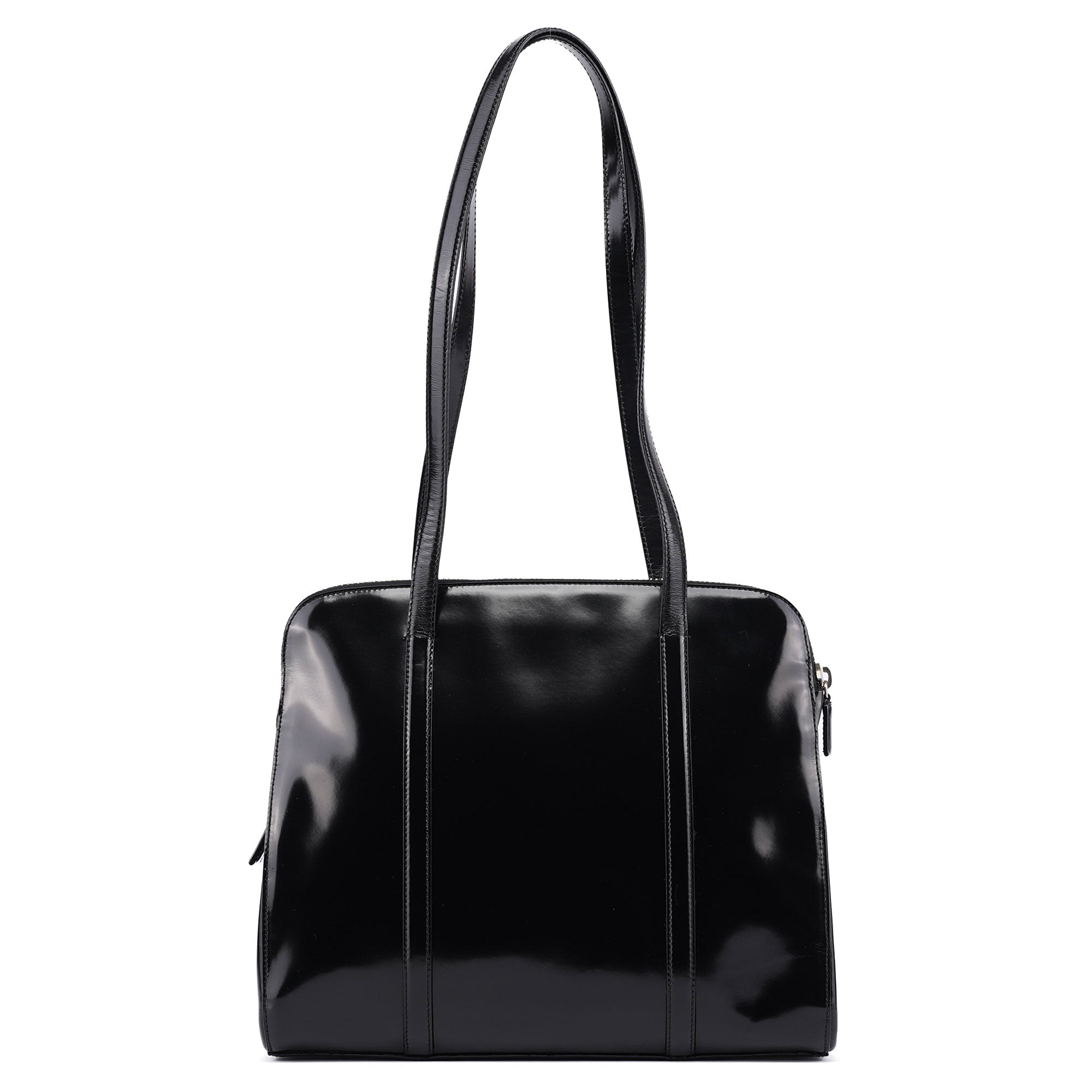 1995 Black Spazzolato Tote Bag