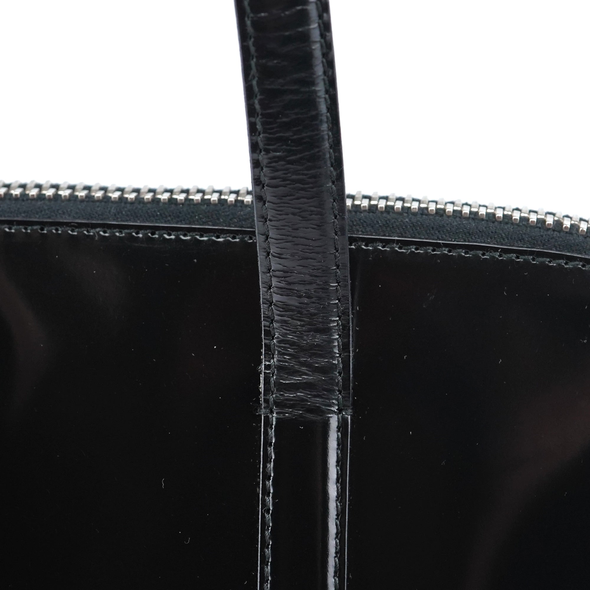 1995 Black Spazzolato Tote Bag