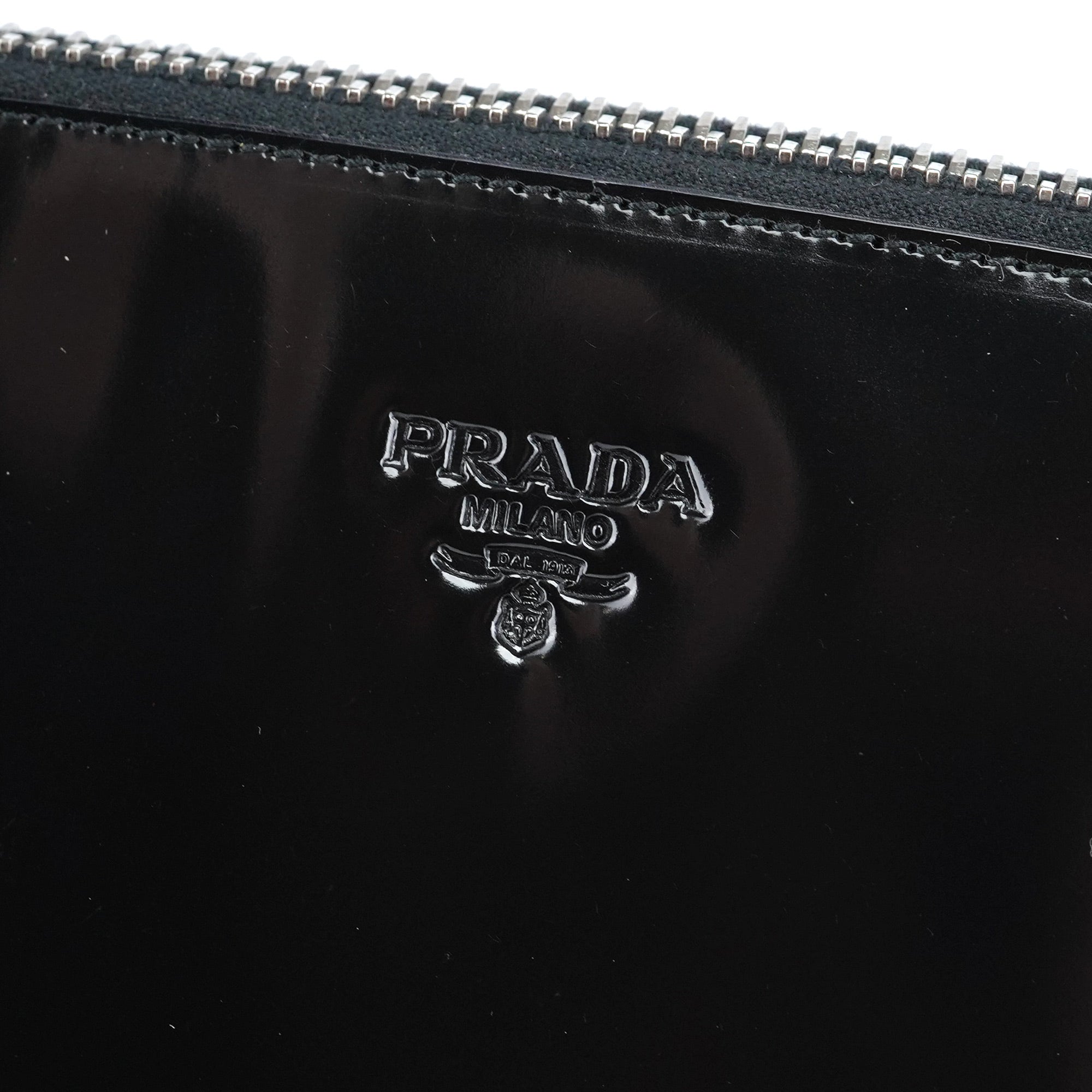 1995 Black Spazzolato Tote Bag
