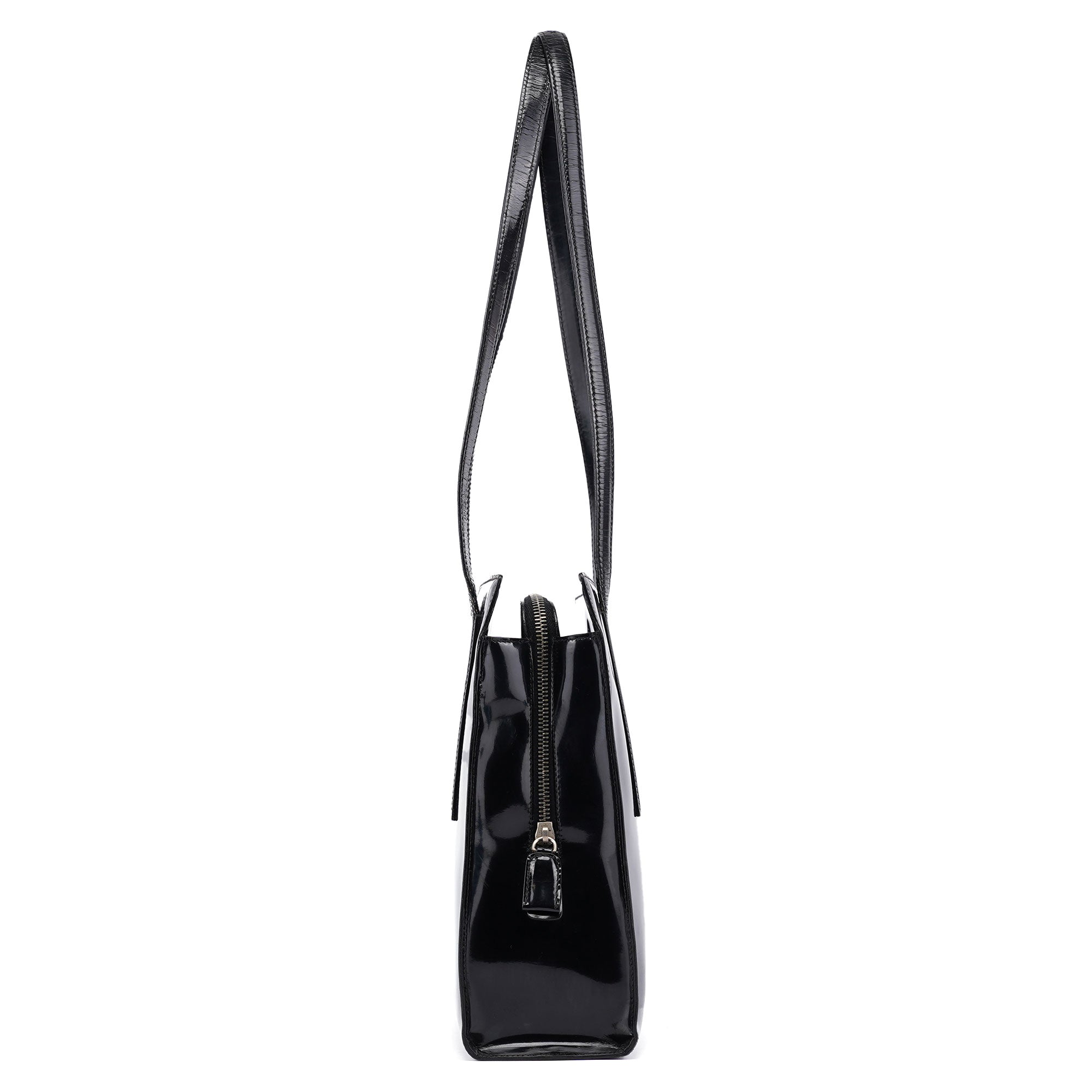 1995 Black Spazzolato Tote Bag