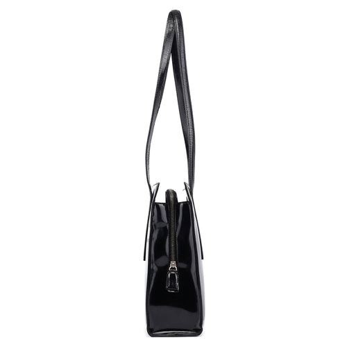 1995 Black Spazzolato Tote Bag