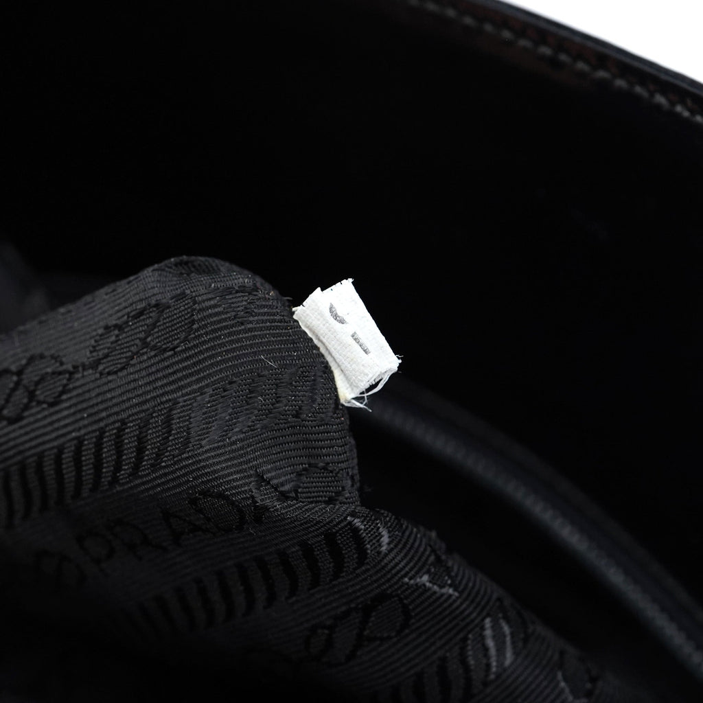 1995 Black Spazzolato Tote Bag
