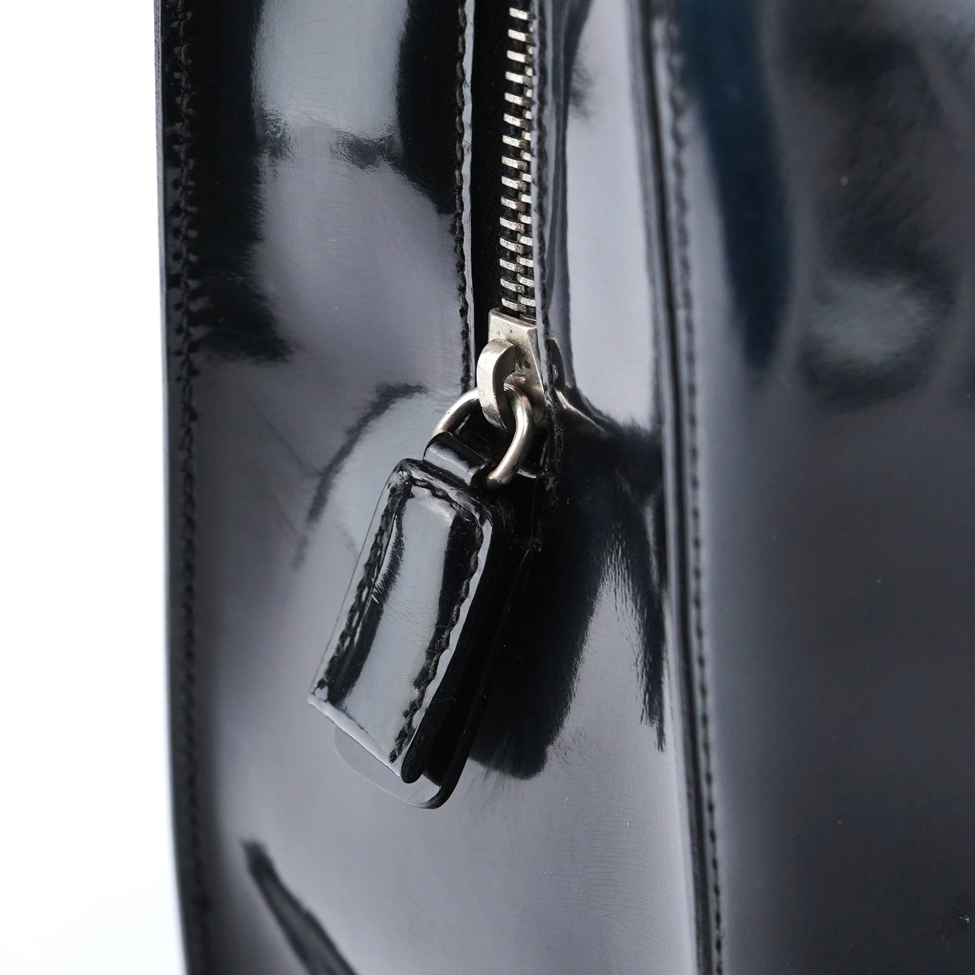 1995 Black Spazzolato Tote Bag