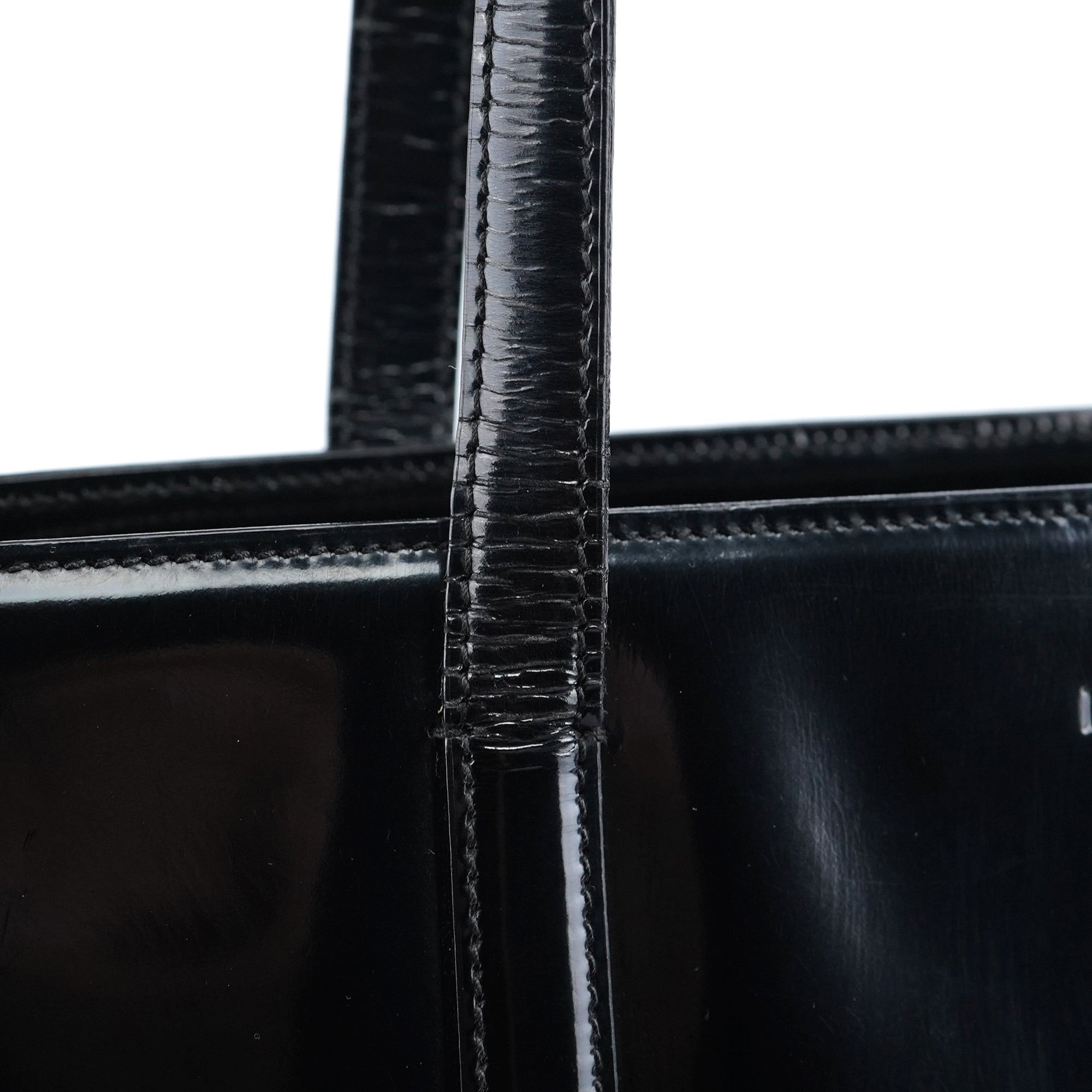 1995 Black Spazzolato Tote Bag
