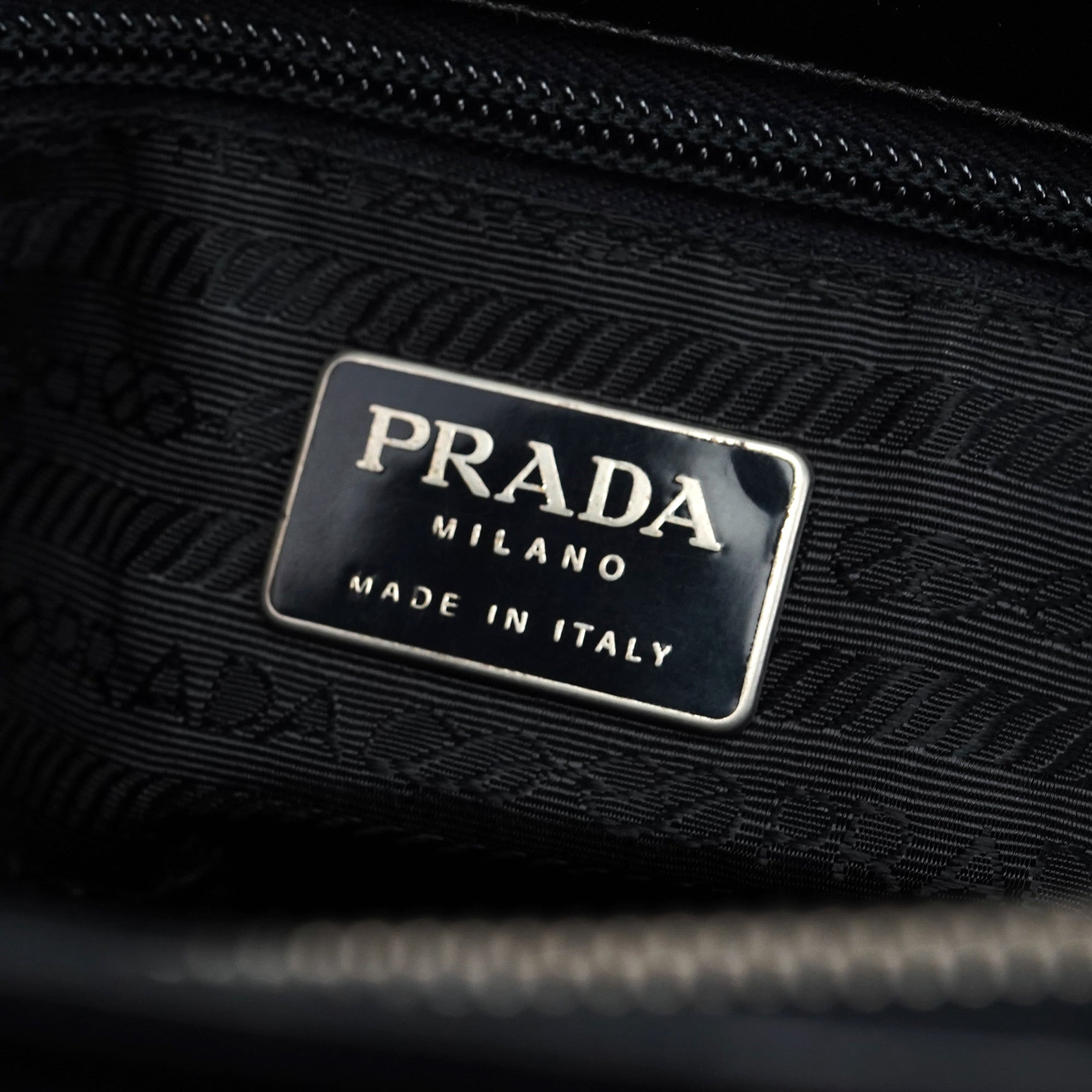 1995 Black Spazzolato Tote Bag