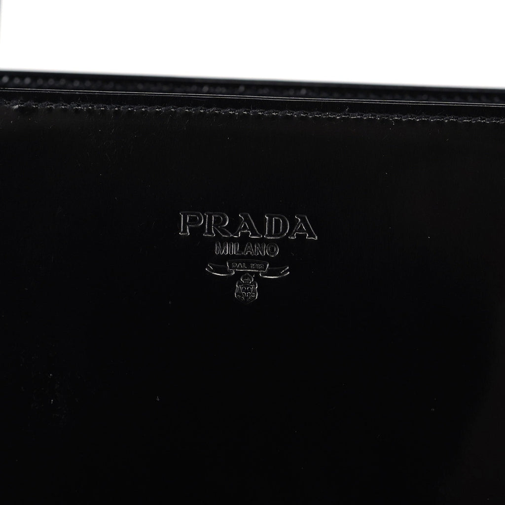 1995 Black Spazzolato Tote Bag
