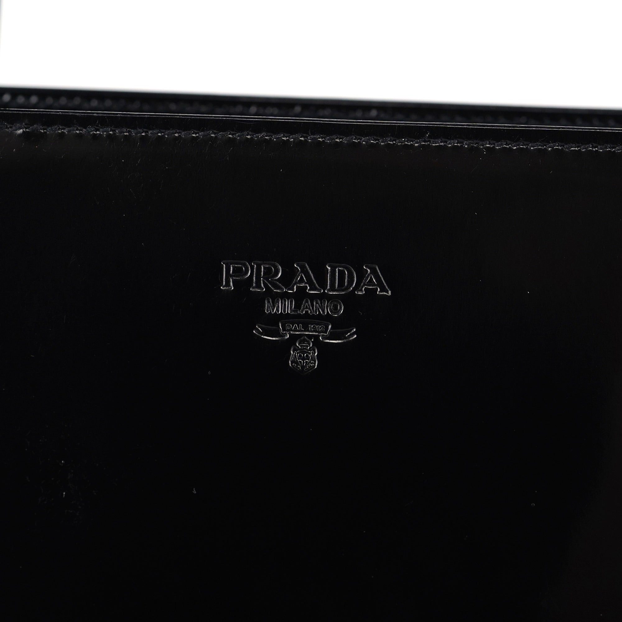 1995 Black Spazzolato Tote Bag