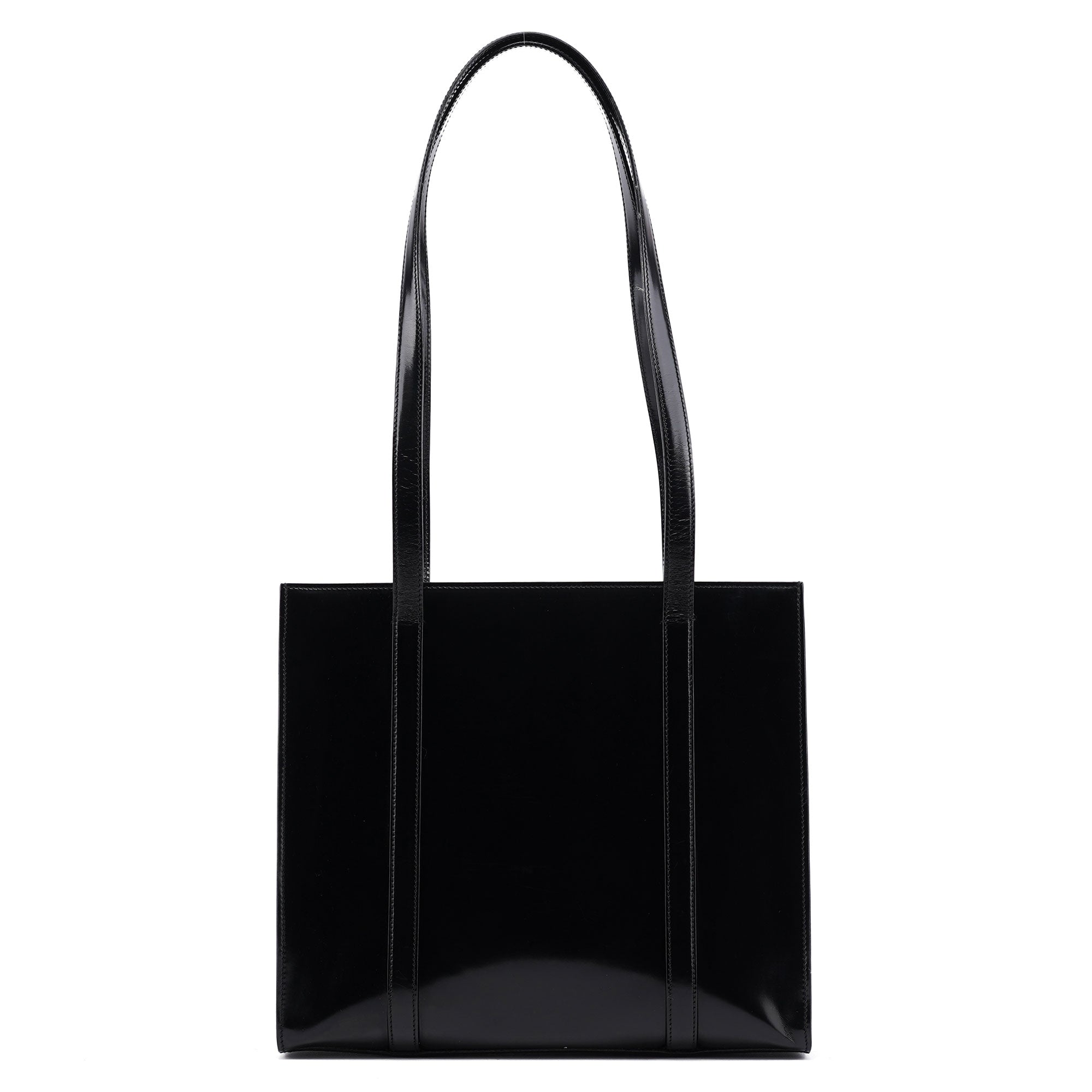 1995 Black Spazzolato Tote Bag