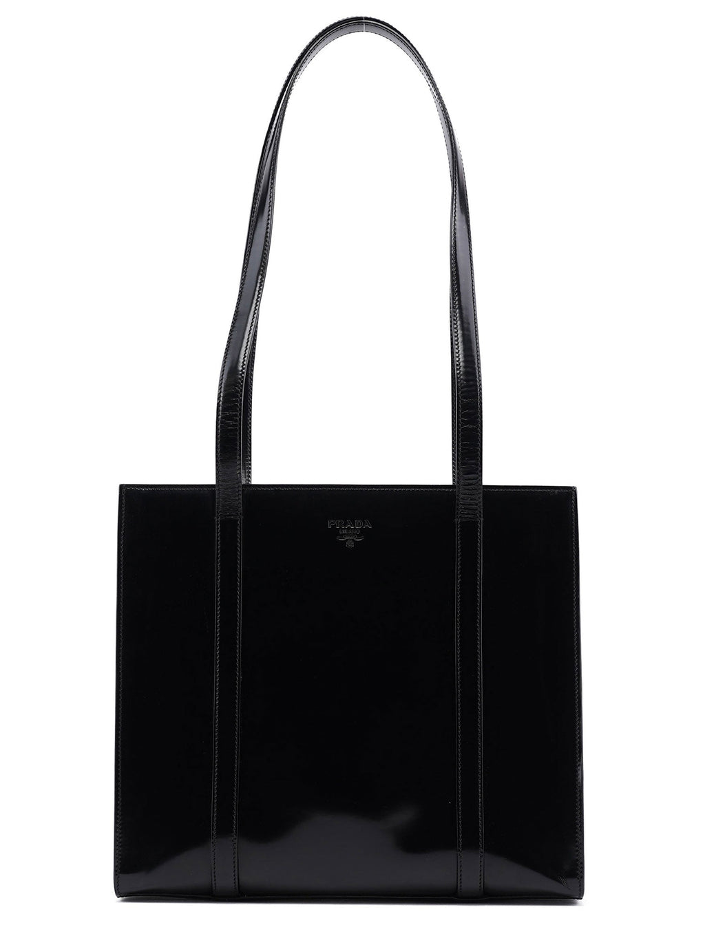 1995 Black Spazzolato Tote Bag