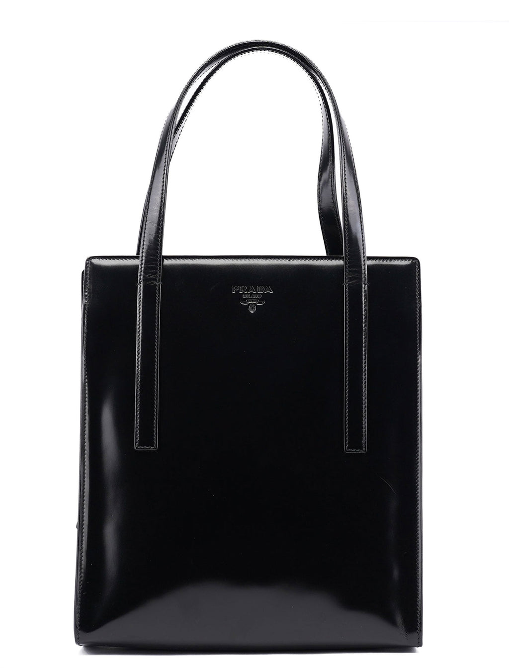1995 Black Spazzolato Tote Bag